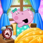 good morning hippo android application logo